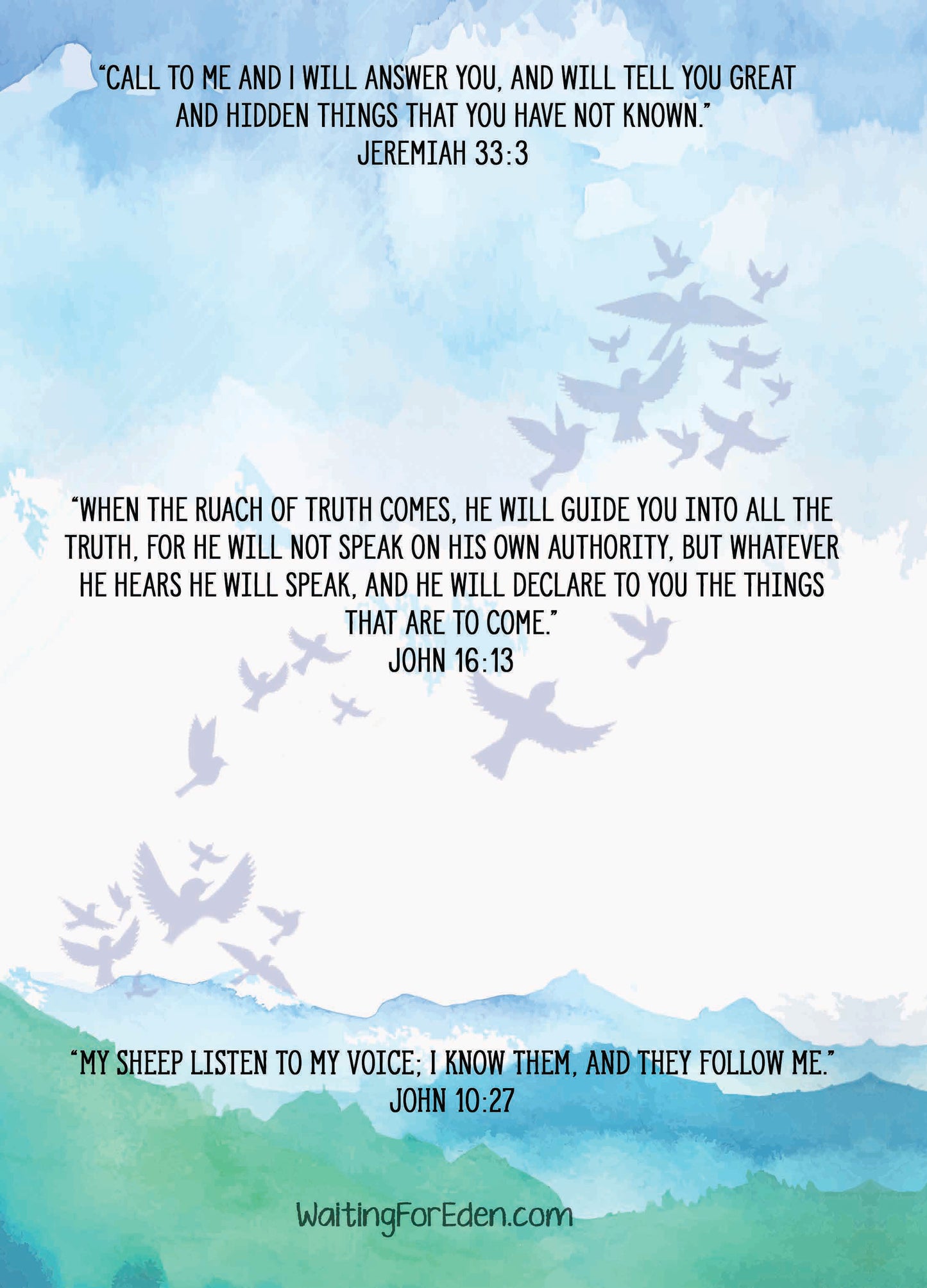 Speak YHWH-Dove Journal