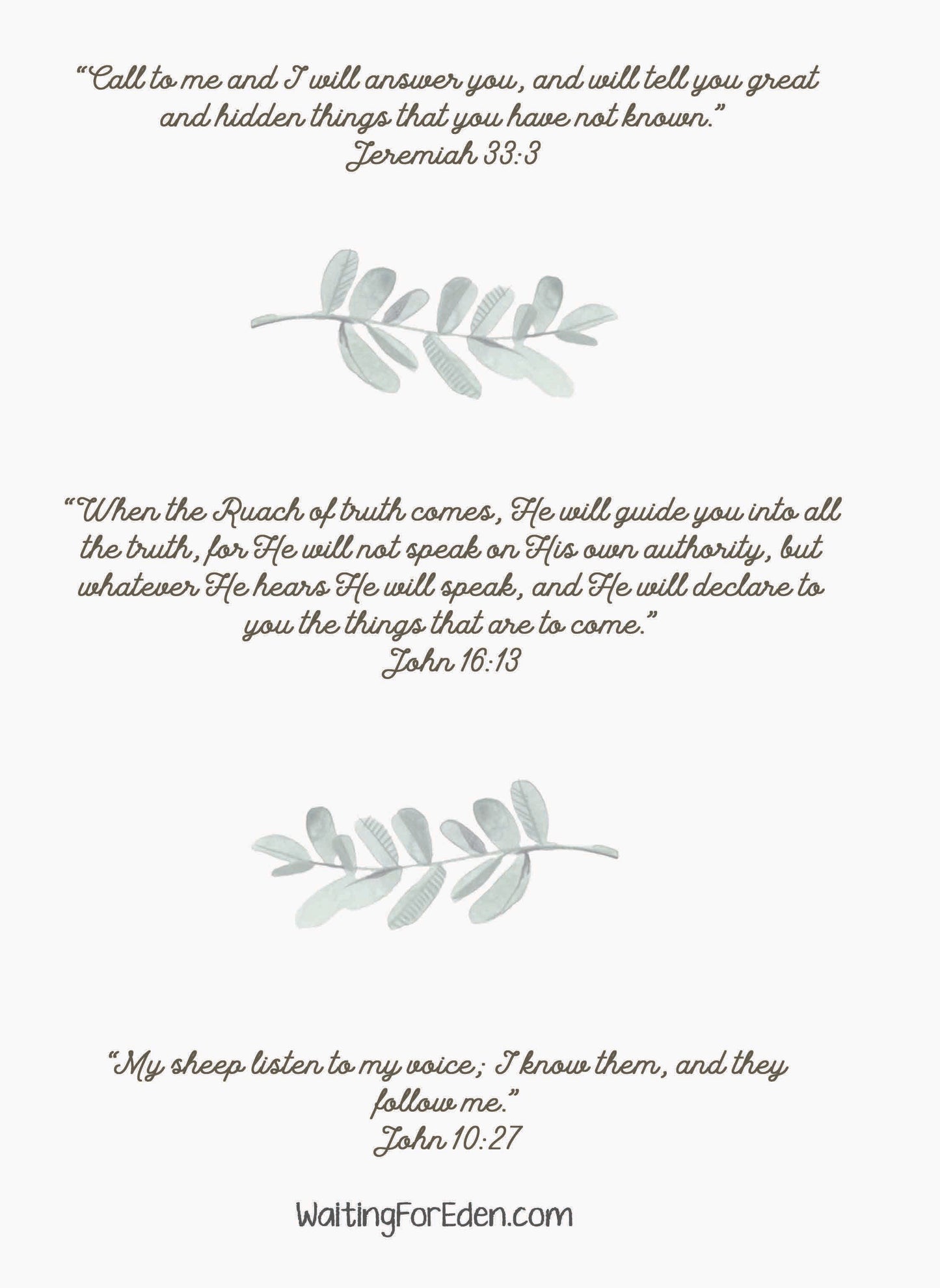 Speak YHWH-Flower Journal