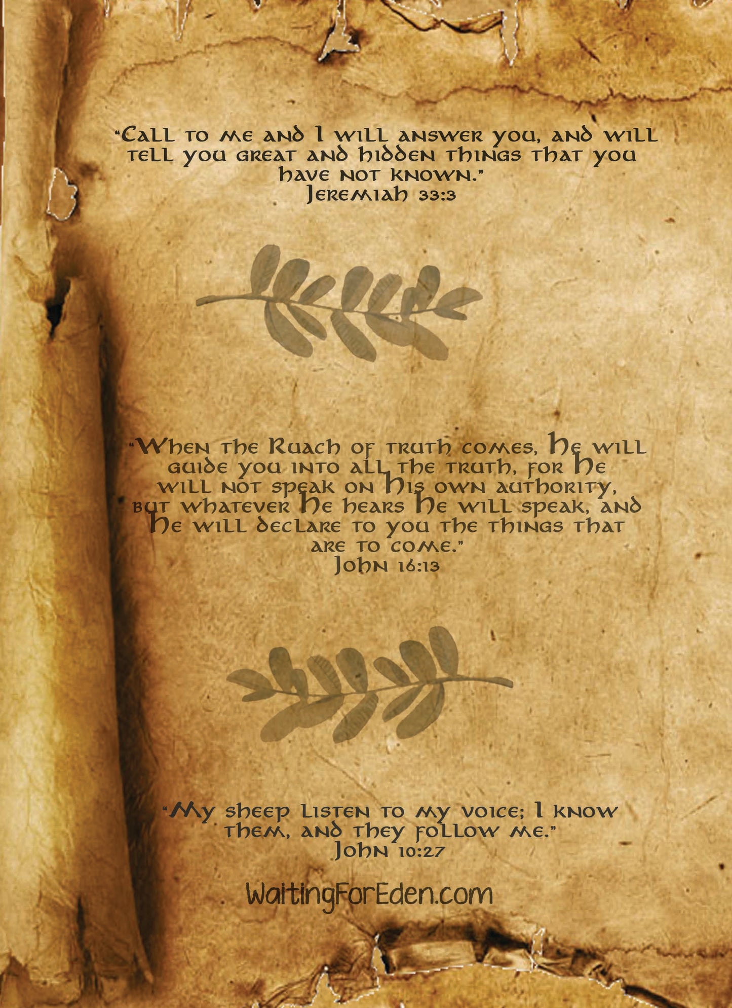 Speak YHWH-Scroll Journal