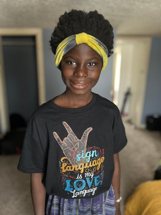 Sign Language is My Love Language - Youth classic tee