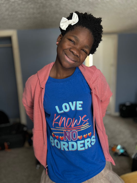 Love Knows No Borders - adult unisex classic tee